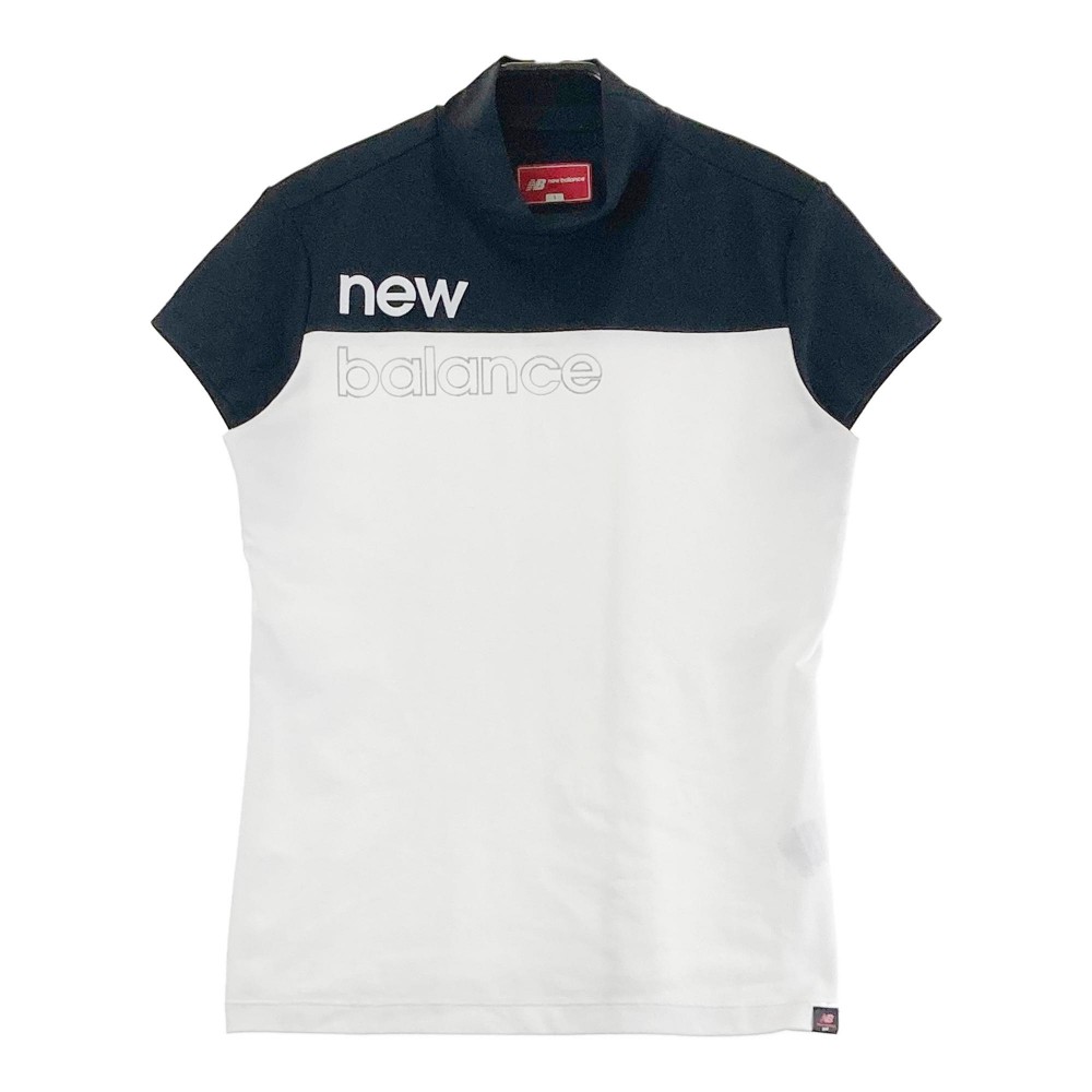 NEW BALANCE GOLF ニューバランス ハイネック 半袖Tシャツ ホワイト系 1 【中古】ゴルフウェア レディース