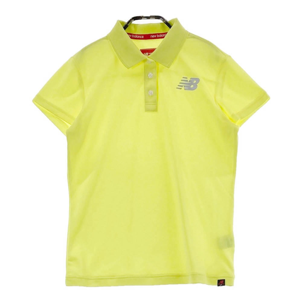 NEW BALANCE GOLF ニューバランス 半袖ポロシャツ イエロー系 2 【中古】ゴルフウェア レディース