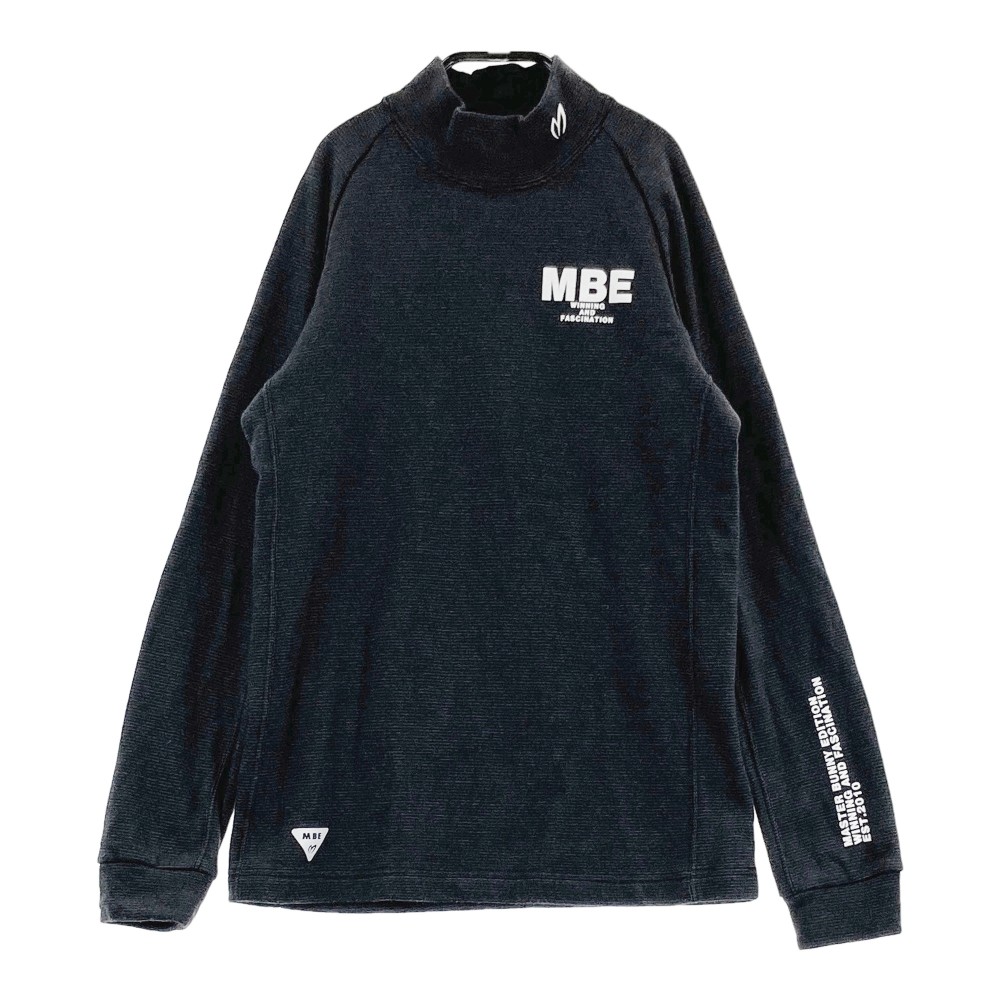 MASTER BUNNY EDITION マスターバニーエディション ハイネック 長袖Tシャツ 裏起毛 ブラック系 0 【中古】ゴルフウェア レディース