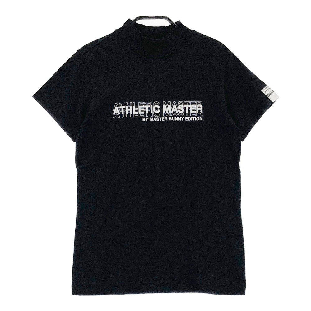 MASTER BUNNY EDITION マスターバニーエディション 半袖ハイネックTシャツ ブラック系 0 【中古】ゴルフウェア レディース