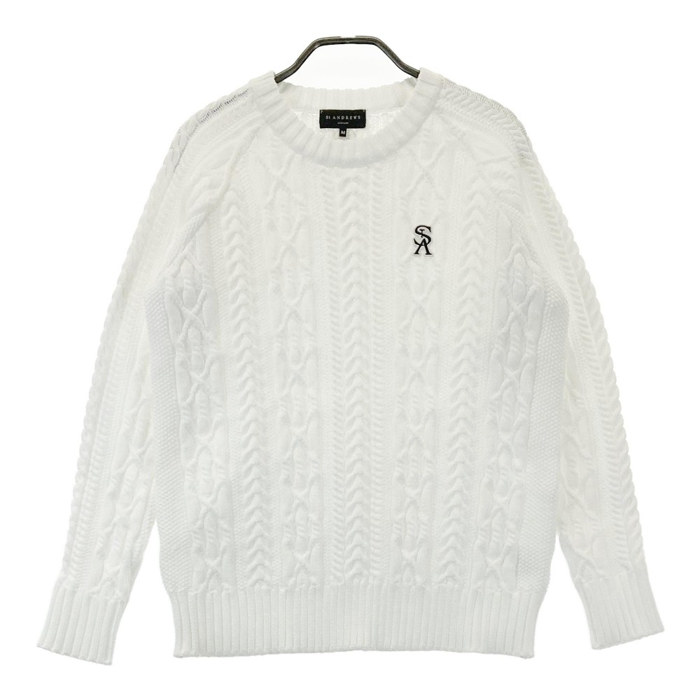 楽天市場】【超美品】セントアンドリュース セーター 白 編地