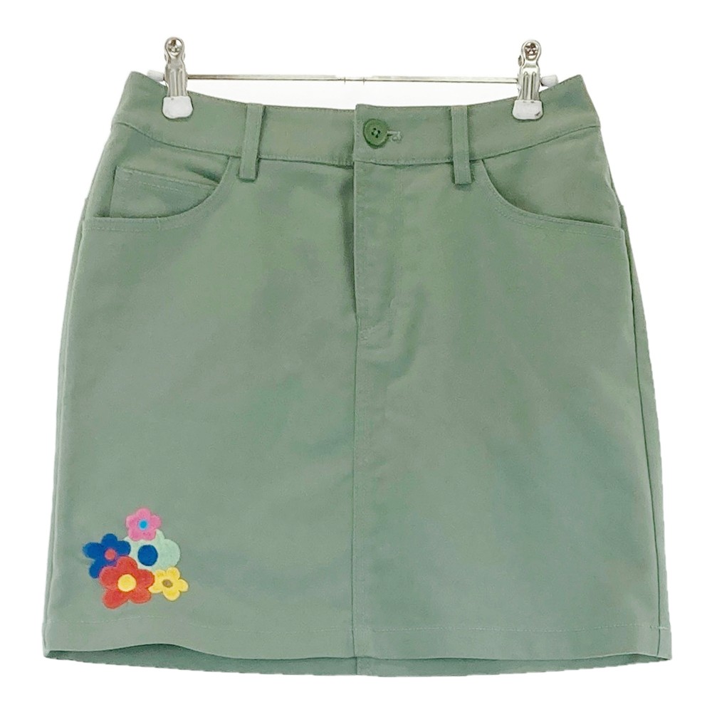 BEAMS GOLF ビームスゴルフ スカート カーキ系 S 【中古】ゴルフウェア レディース