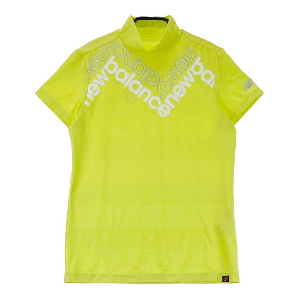 NEW BALANCE GOLF ニューバランス 半袖ハイネックTシャツ グリーン系 1 【中古】ゴルフウェア レディース