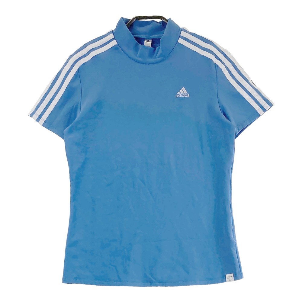 ADIDAS GOLFアディダスゴルフハーフジップ半袖Tシャツ花柄ブルー系 L 1-240101370800-m-01-pl.jpg