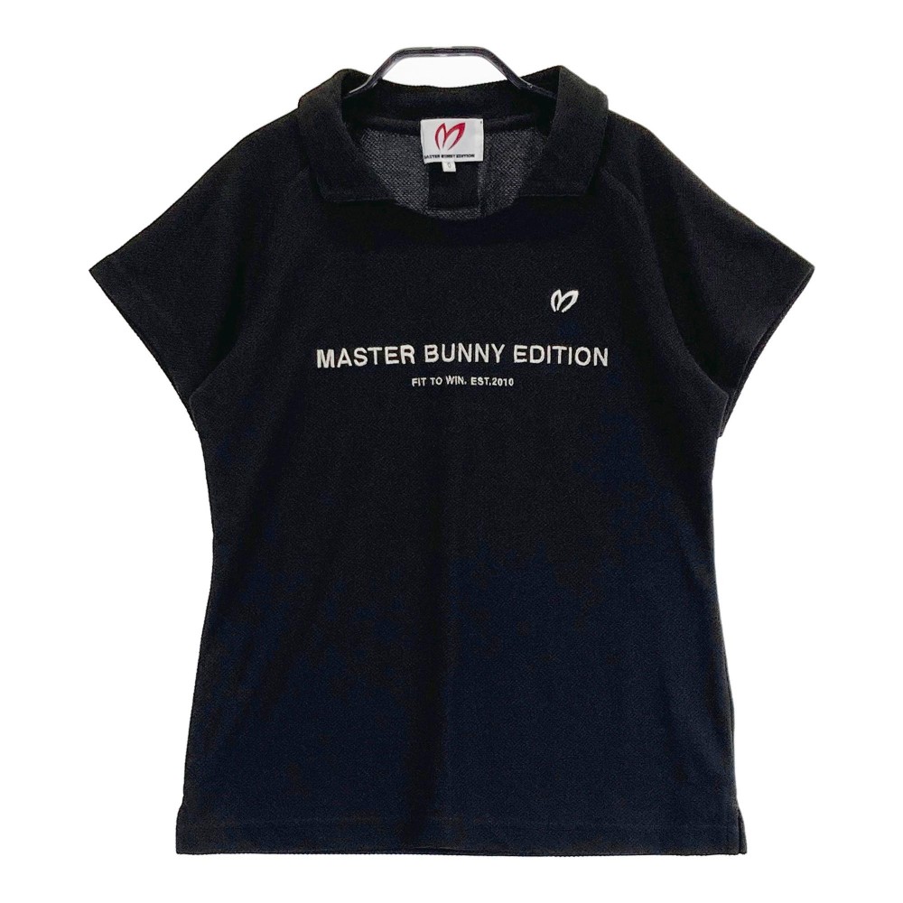 MASTER BUNNY EDITION マスターバニーエディション 襟付 Tシャツ ブラック系 0 【中古】ゴルフウェア レディース