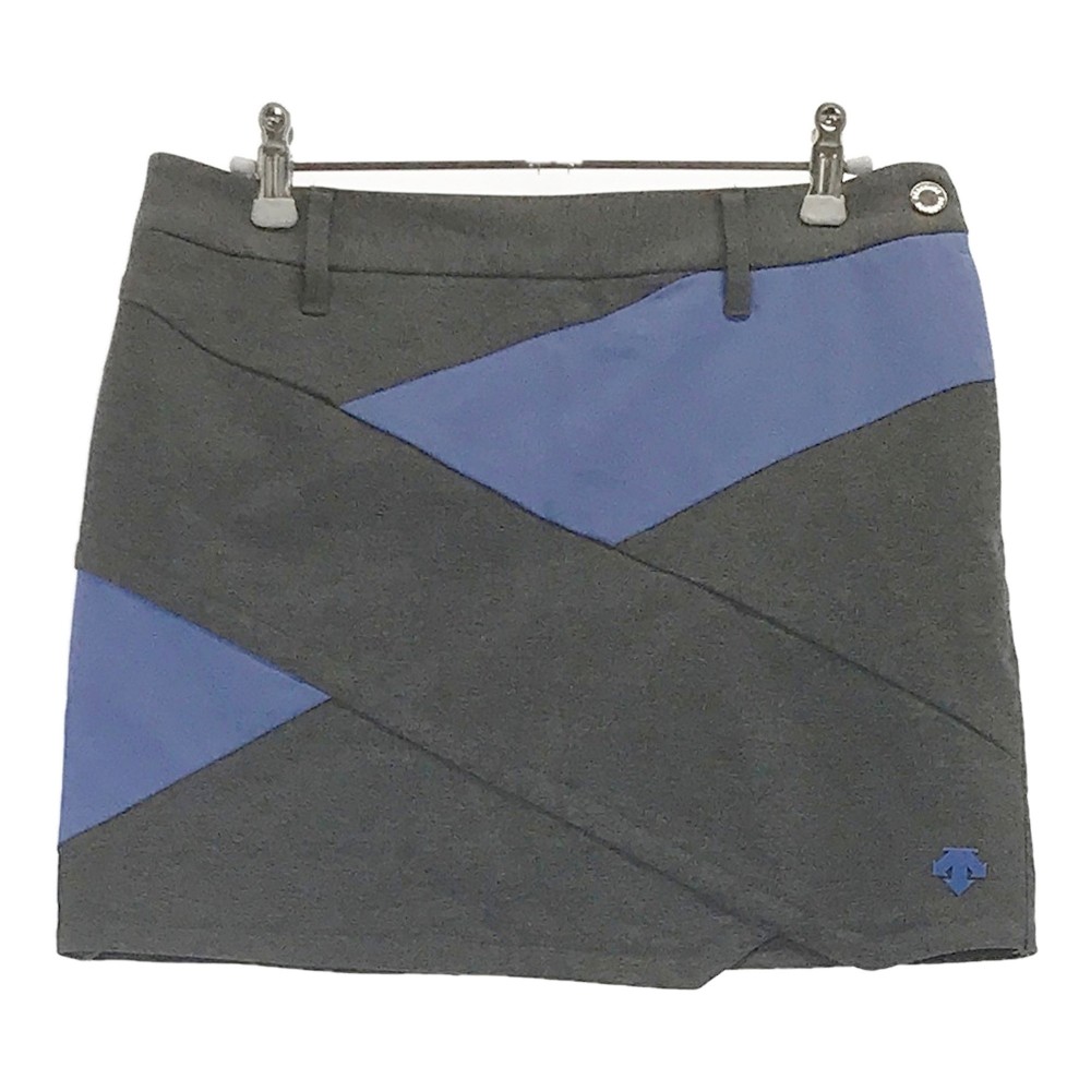 DESCENTE GOLF デサントゴルフ ストレッチ スカート グレー系 M 【中古】ゴルフウェア レディース