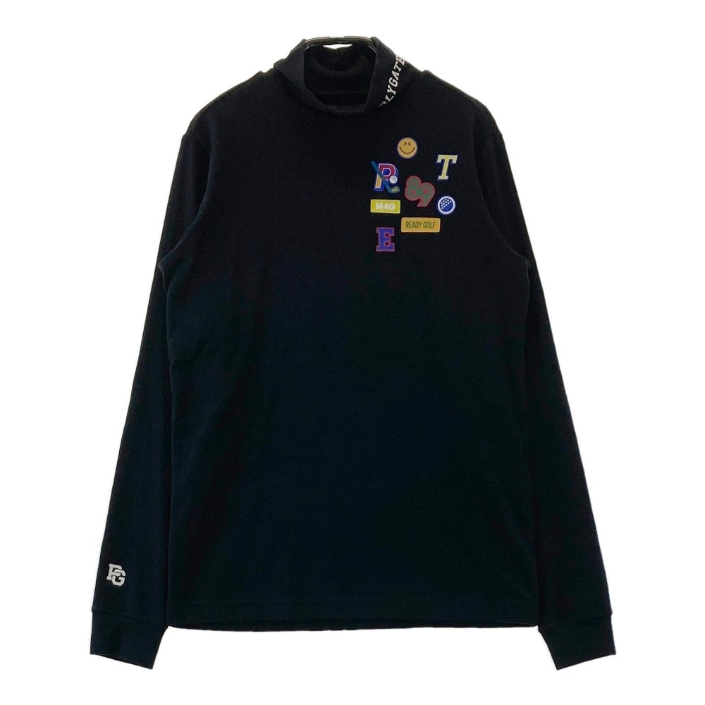 PEARLY GATES パーリーゲイツ 2024年 長袖ハイネックTシャツ ブラック系 0 【中古】ゴルフウェア レディース|中古ゴルフウェア通販STST