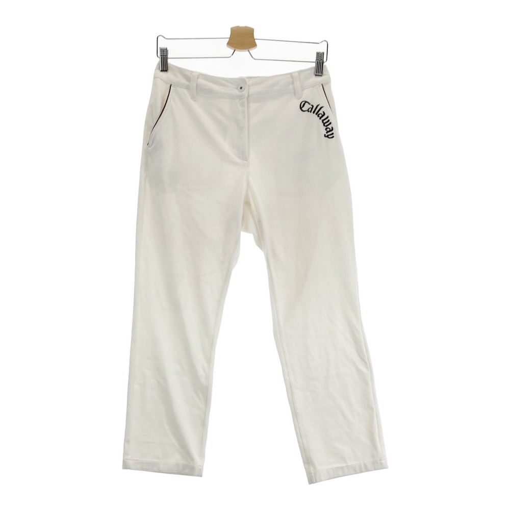 CALLAWAY キャロウェイ 2024年 ストレッチパンツ ホワイト系 L 【中古】ゴルフウェア レディース