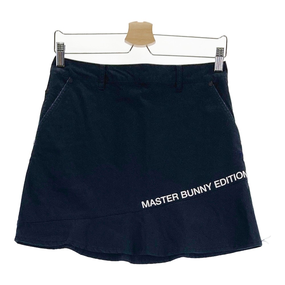 MASTER BUNNY EDITION マスターバニーエディション ストレッチ スカート プリント ネイビー系 1 【中古】ゴルフウェア レディース