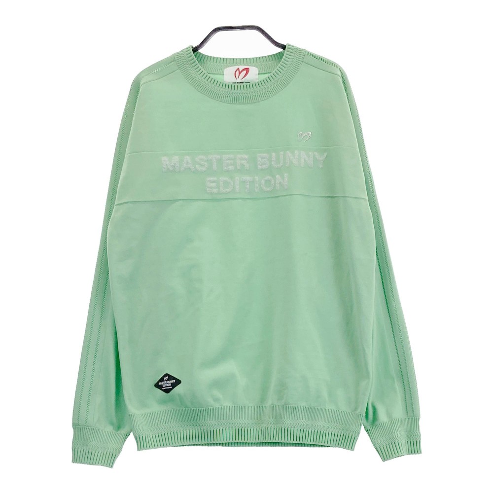 MASTER BUNNY EDITION マスターバニーエディション 2025年模範例 編み物スウェーター  緑であること系 1 【中古】ゴルフ御召しもの レディース