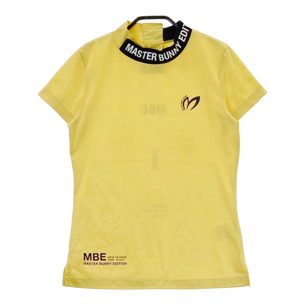 MASTER BUNNY EDITION マスターバニーエディション ハイネック 半袖Tシャツ イエロー系 0 【中古】ゴルフウェア レディース