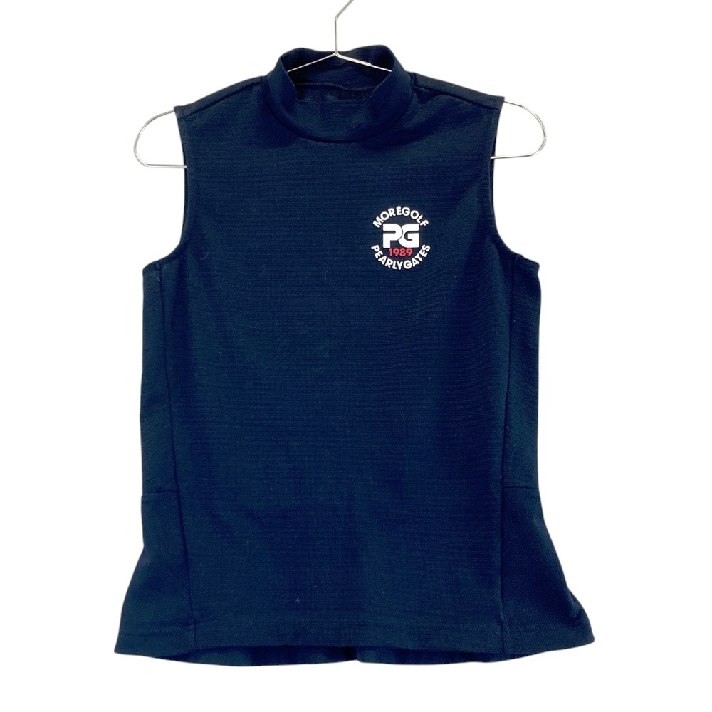 楽天市場】PGG パーリーゲイツ ノースリーブハイネックシャツ 白×黒 裾