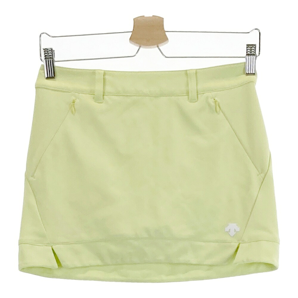 DESCENTE GOLF デサントゴルフ インナー付 ストレッチスカート グリーン系 S 【中古】ゴルフウェア レディース