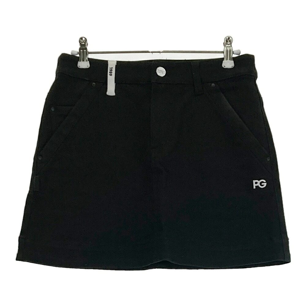 PEARLY GATES パーリーゲイツ ストレッチスカート ブラック系 0 【中古】ゴルフウェア レディース