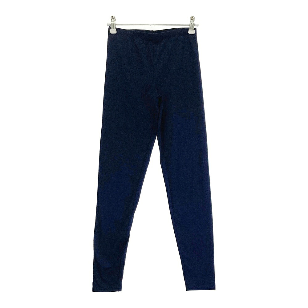 PEARLY GATES パーリーゲイツ レギンスパンツ 裏微起毛 ネイビー系 FR 【中古】ゴルフウェア レディース