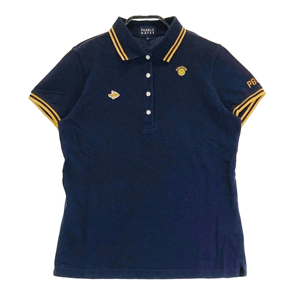 楽天市場】PEARLY GATES パーリーゲイツ 半袖ポロシャツ ネイビー系 0