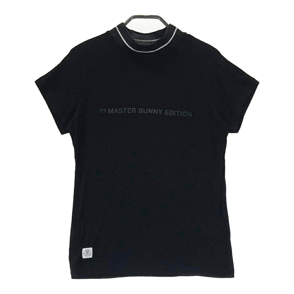 MASTER BUNNY EDITION マスターバニーエディション 759-3167402/2023年モデル ハイネック 半袖Tシャツ ブラック系 0 【中古】ゴルフウェア レディース