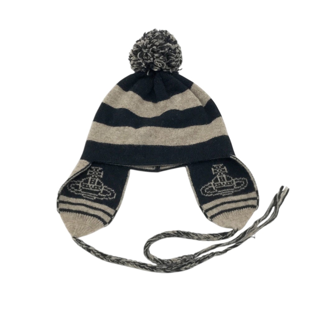 Vivienne Westwood ボーダーニット帽 楽天市場】【中古】Vivienne Westwood / ボーダーニットキャップ