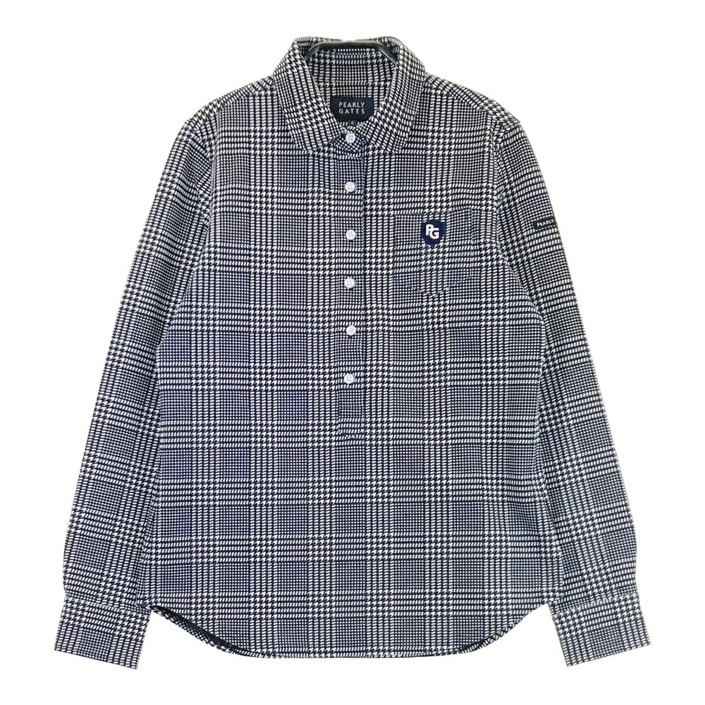 楽天市場】PEARLY GATES パーリーゲイツ 長袖 ポロシャツ ロゴ総柄