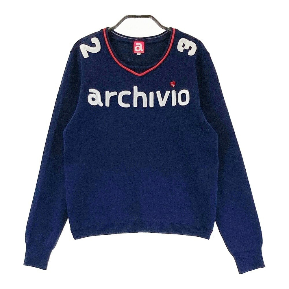 楽天市場】ARCHIVIO アルチビオ A619919 Vネックニット ネイビー