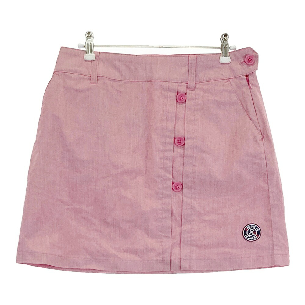 AND PER SE アンパスィ ストレッチスカート ピンク系 L 【中古】ゴルフウェア レディース