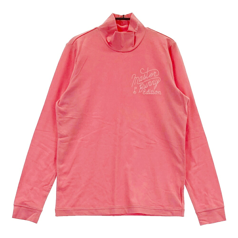 MASTER BUNNY EDITION マスターバニーエディション ハイネック 長袖Tシャツ ピンク系 1 【中古】ゴルフウェア レディース