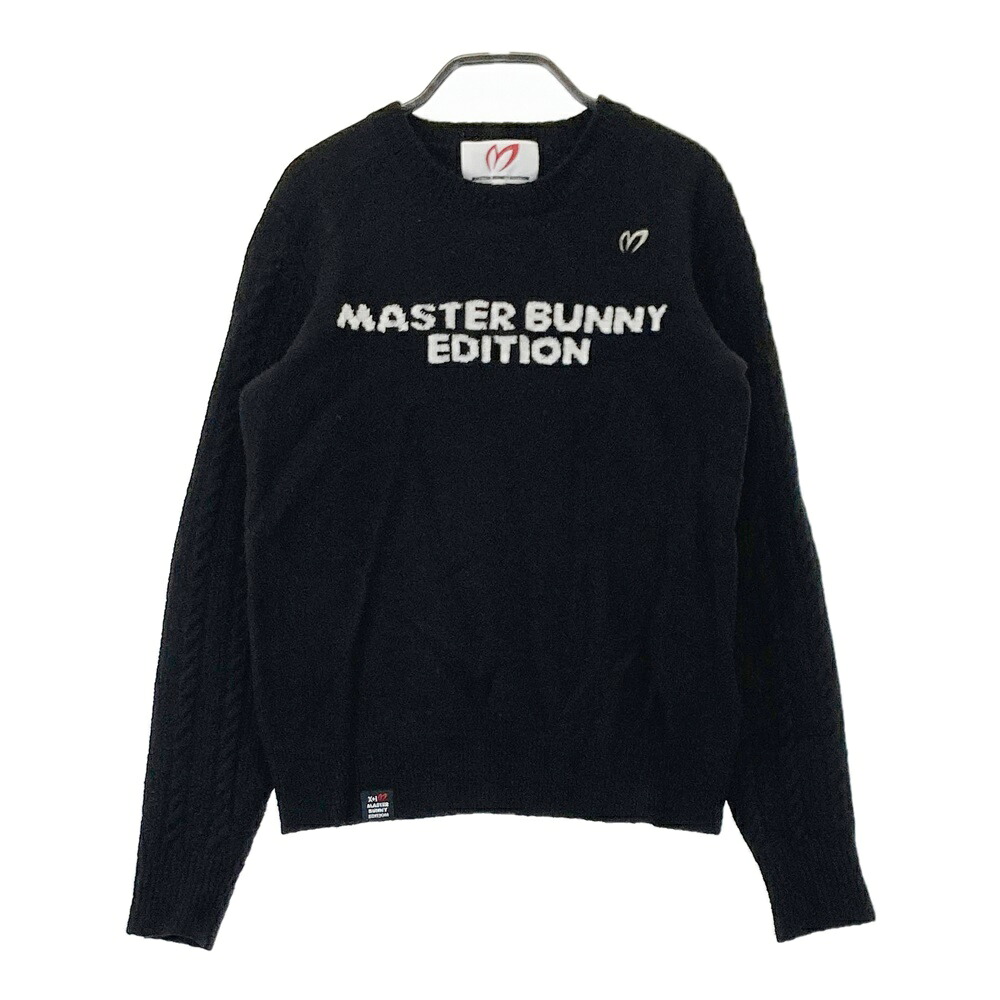 MASTER BUNNY EDITION マスターバニーエディション 長袖 ニットセーター ブラック系 0 【中古】ゴルフウェア レディース|中古ゴルフウェア通販STST