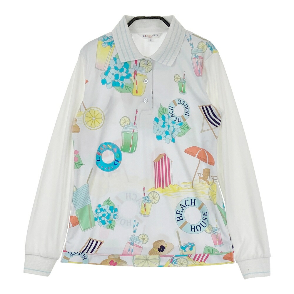 楽天市場】【超美品】レオナールスポーツ 半袖ポロシャツ ピンク×白 袖