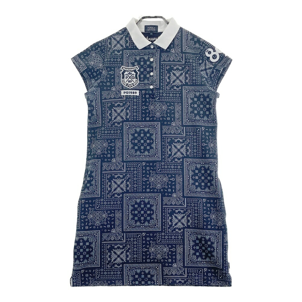 【美品】パーリーゲイツ ゴルフウェア 半袖 ワンピース チェック柄 レディース 楽天市場】PEARLY GATES パーリーゲイツ 半袖ポロワンピース チェック