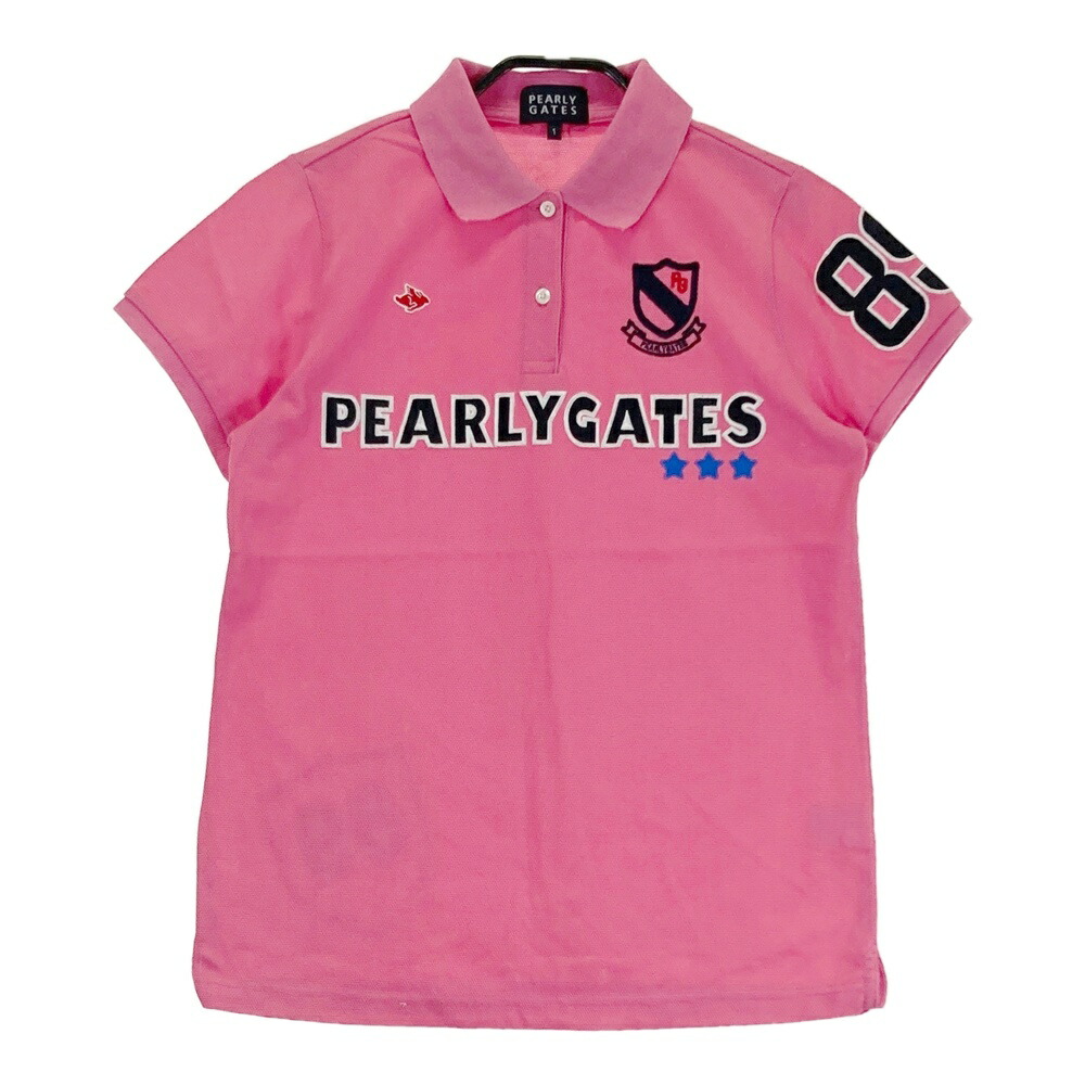 楽天市場】PEARLY GATES パーリーゲイツ 半袖ポロシャツ ピンク系 0