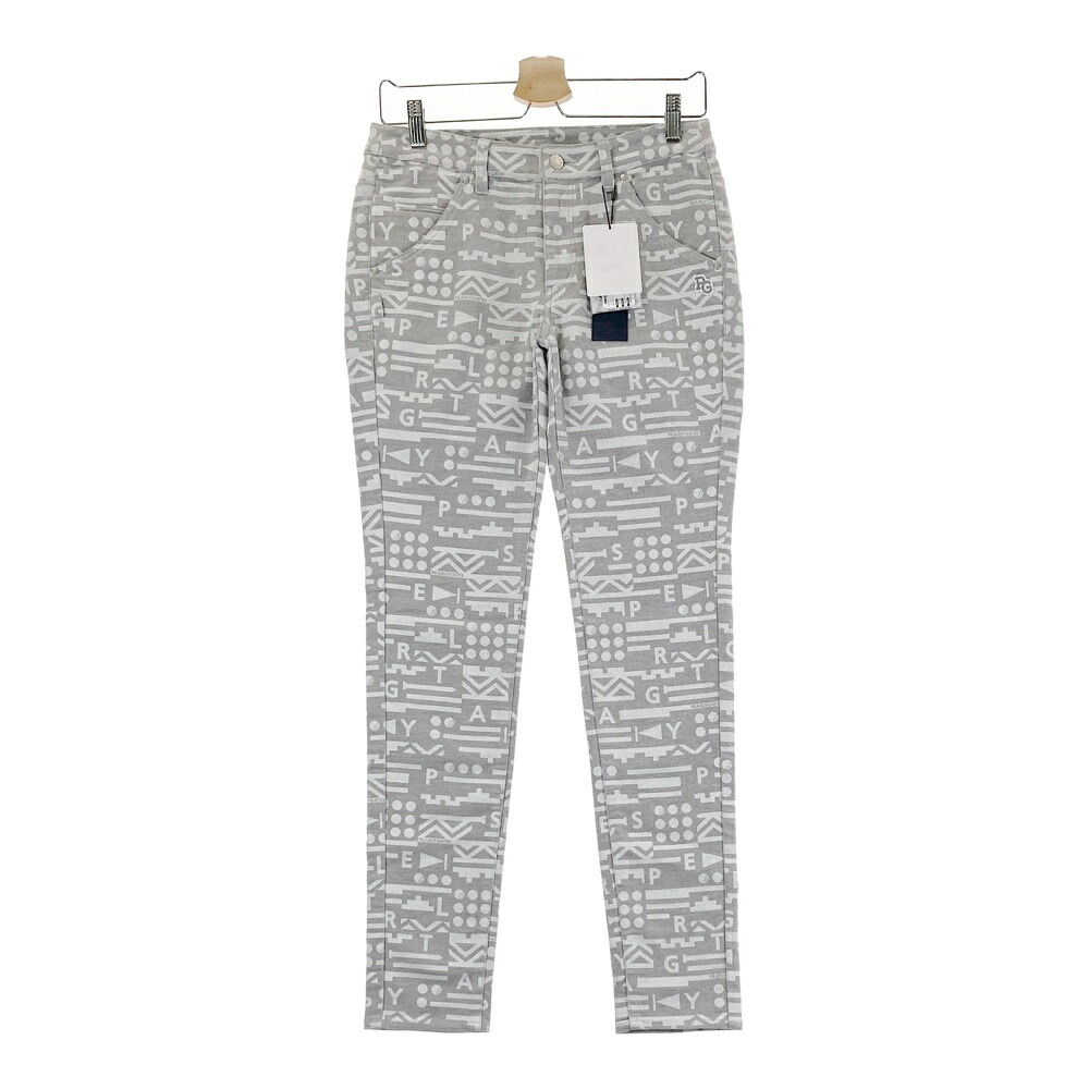 PEARLY GATES パーリーゲイツ 055-2231114 パンツ 総柄 グレー系 1 【中古】ゴルフウェア レディース