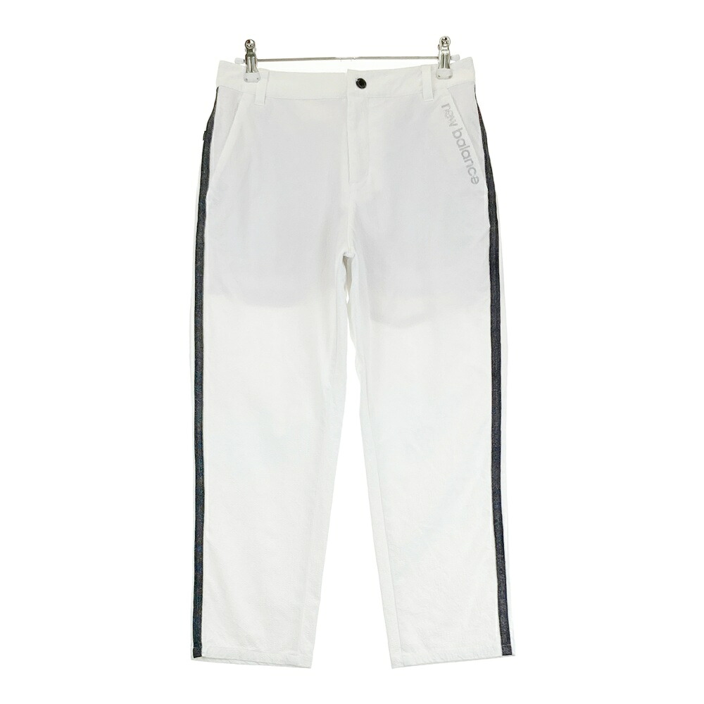 NEW BALANCE GOLF ニューバランス 2023年モデル クロップドパンツ 接触冷感 ホワイト系 0 【中古】ゴルフウェア レディース
