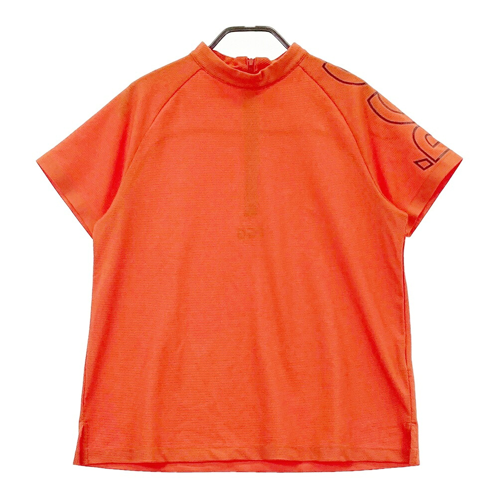 PGG PEARLY GATES パーリーゲイツ 2022年 半袖Tシャツ オレンジ系 1 【中古】ゴルフウェア レディース