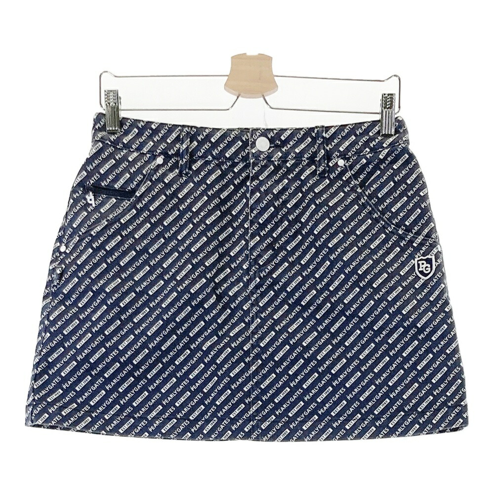 楽天市場】PEARLY GATES パーリーゲイツ スカート 総柄 ネイビー