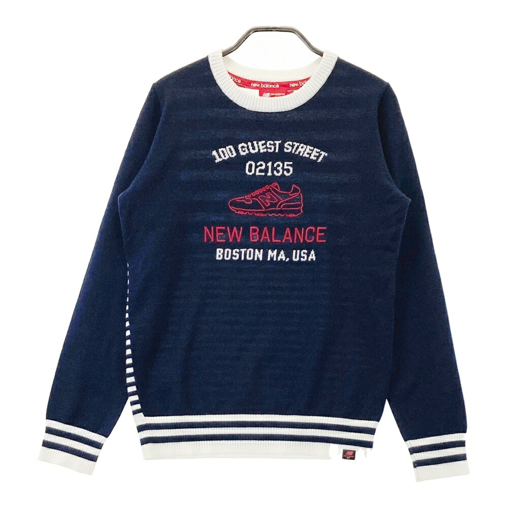 楽天市場】NEW BALANCE ニューバランス Vネック ニットセーター