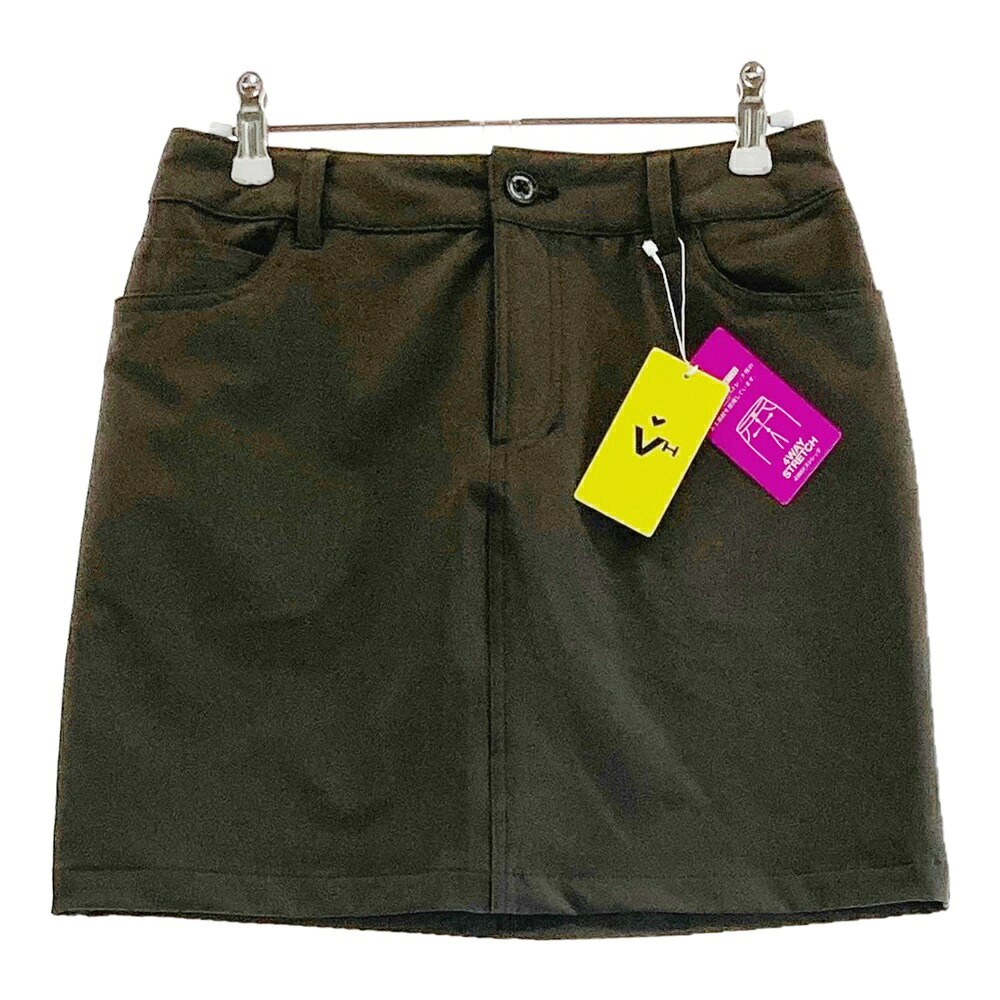 VIVA HEART ビバハート ストレッチスカート カーキ系 40 【中古】ゴルフウェア レディース
