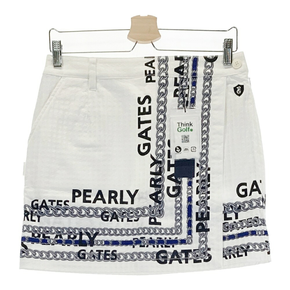 PEARLY GATES パーリーゲイツ 055-2234010 スコート  白いこと系 1 【中古】ゴルフお召しもの レディース