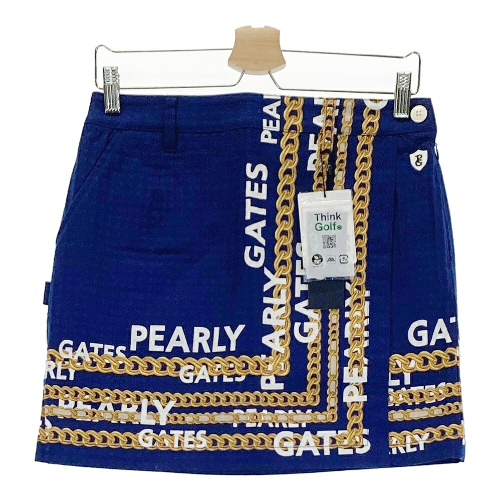 PEARLY GATES パーリーゲイツ 055-2234010 スコート  米国海軍系 1 【中古】ゴルフお召しもの レディース