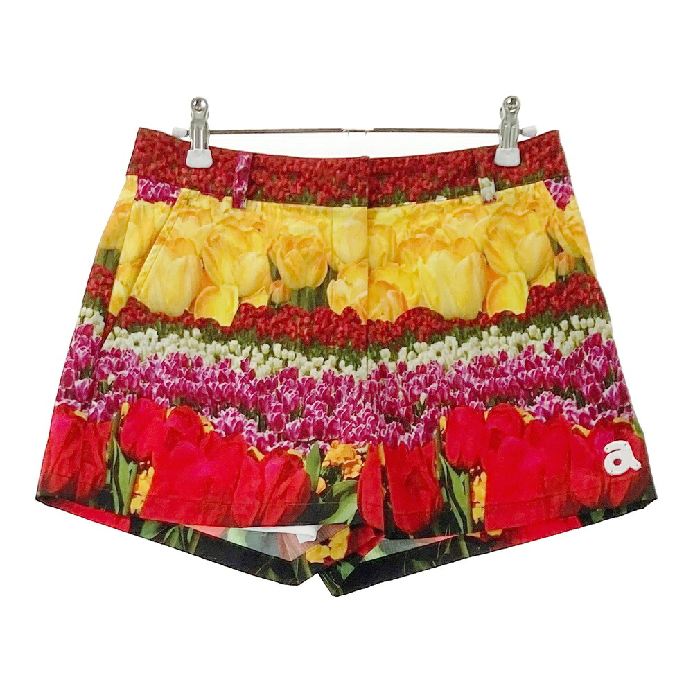 ARCHIVIO アルチビオ ショートパンツ 花柄 レッド系 38 【中古】ゴルフウェア レディース 8,191円