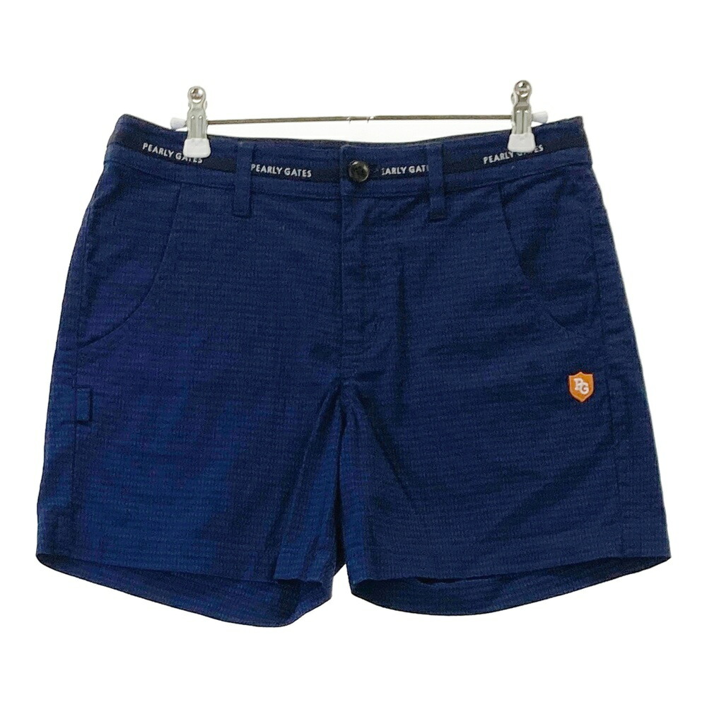 PEARLY GATES パーリーゲイツ ショートパンツ 総柄 ネイビー系 1 【中古】ゴルフウェア レディース 5,016円