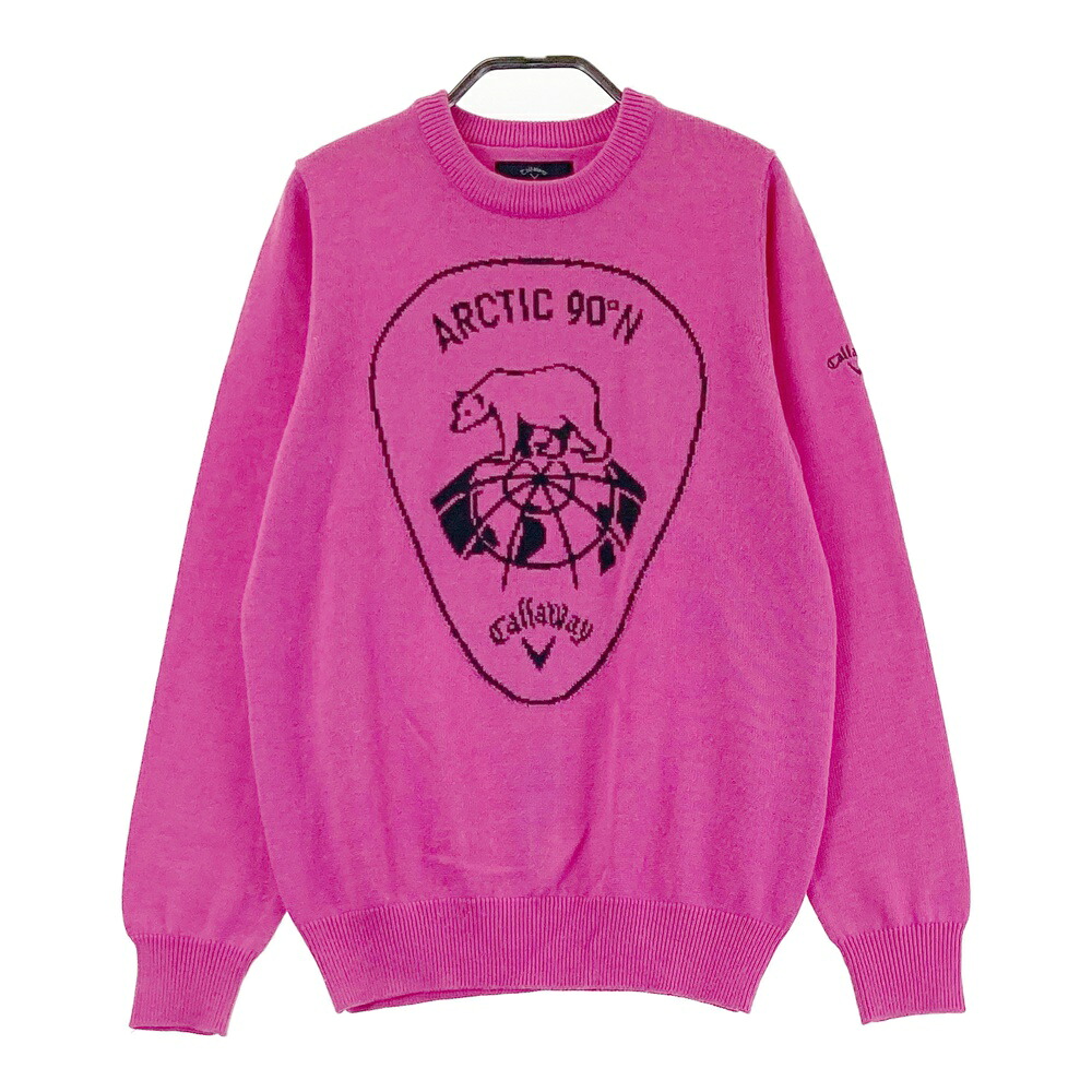 楽天市場】CALLAWAY キャロウェイ ニットセーター ハート柄 ホワイト系