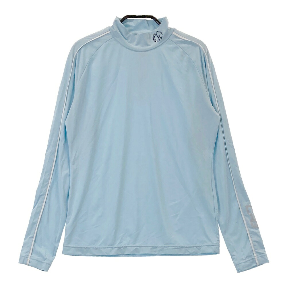 CPG GOLF シーピージーゴルフ ハイネック 長袖インナーTシャツ ブルー系 1 【中古】ゴルフウェア レディース
