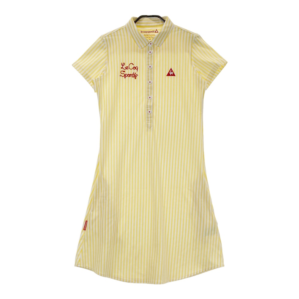 楽天市場】LE COQ GOLF ルコックゴルフ 半袖ワンピース 星 総柄 レッド