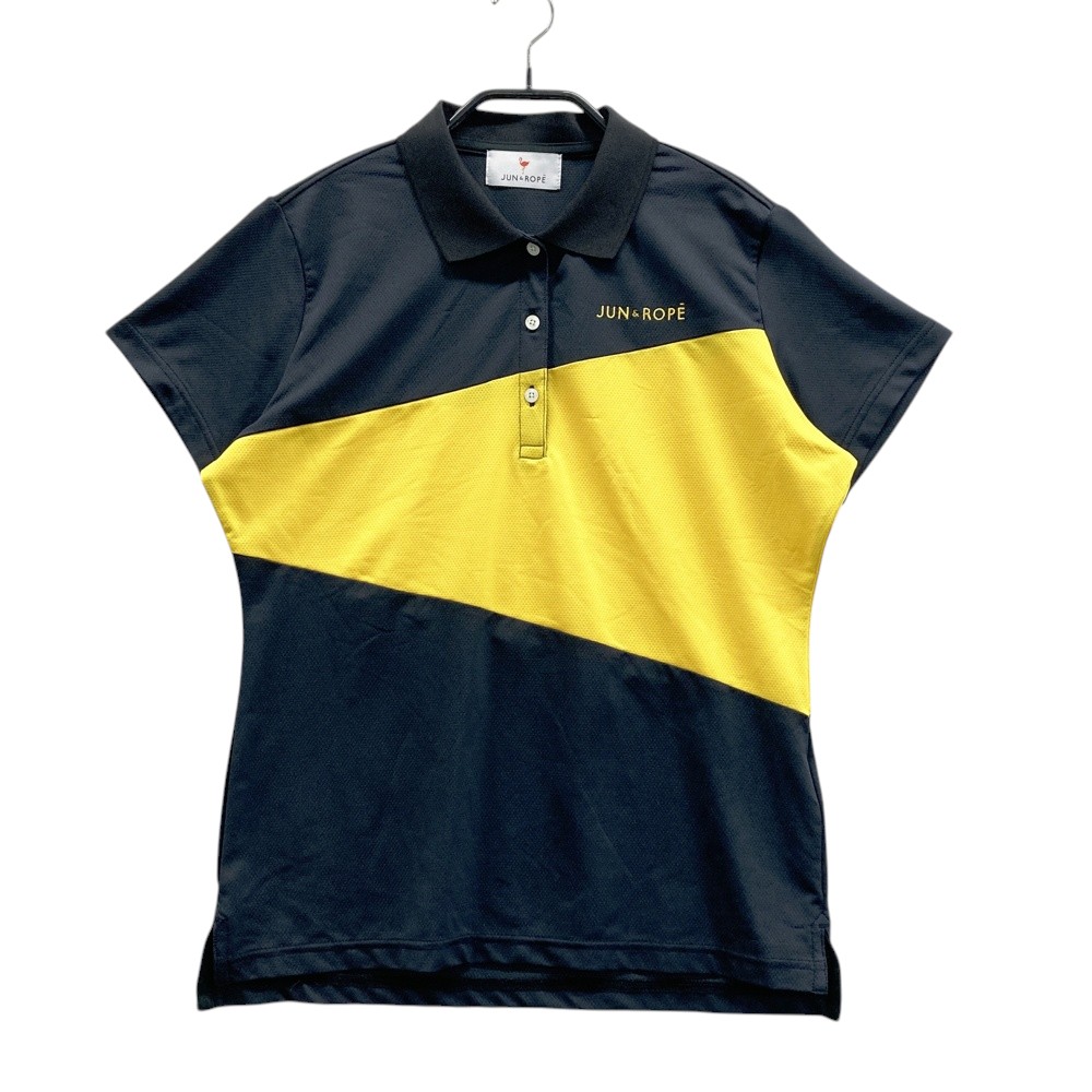JUN&ROPE ジュン アンド ロペ 半袖ポロシャツ イエロー系 M 【中古】ゴルフウェア レディース 4,930円