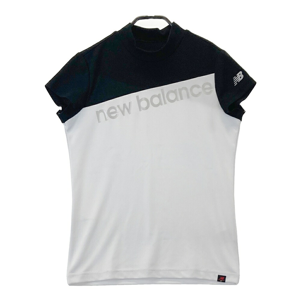 NEW BALANCE GOLF ニューバランス ハイネック 半袖Tシャツ ホワイト系 1 【中古】ゴルフウェア レディース