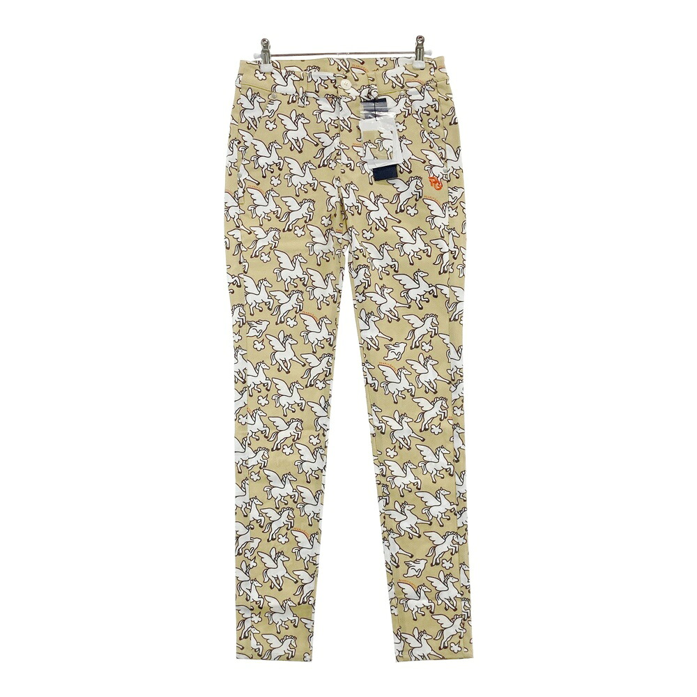 PEARLY GATES パーリーゲイツ 055-1131400 ストレッチパンツ ペガサス柄 ブラウン系 0 【中古】ゴルフウェア レディース 11,563円