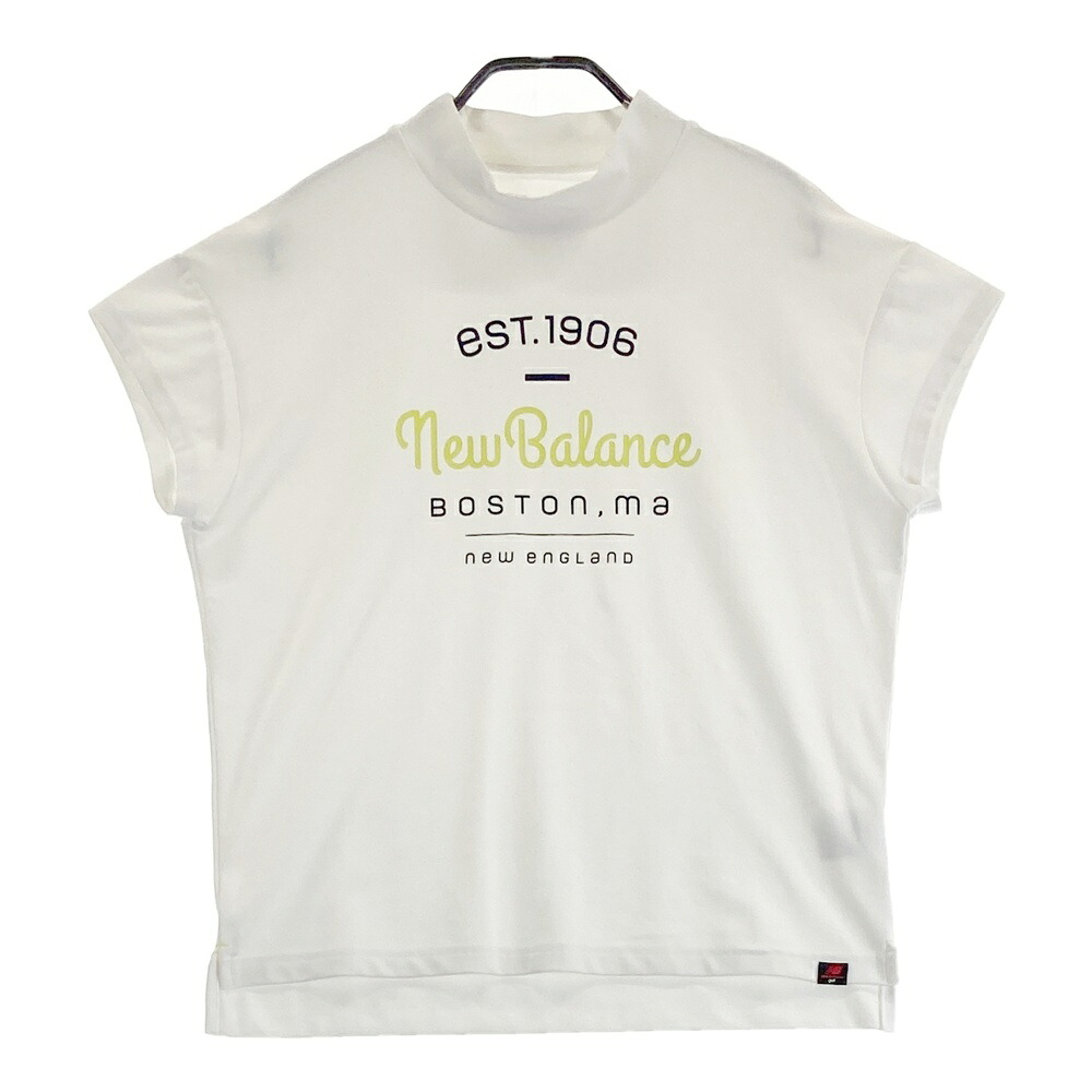 NEW BALANCE GOLF ニューバランス ハイネック 半袖Tシャツ ホワイト系 1 【中古】ゴルフウェア レディース