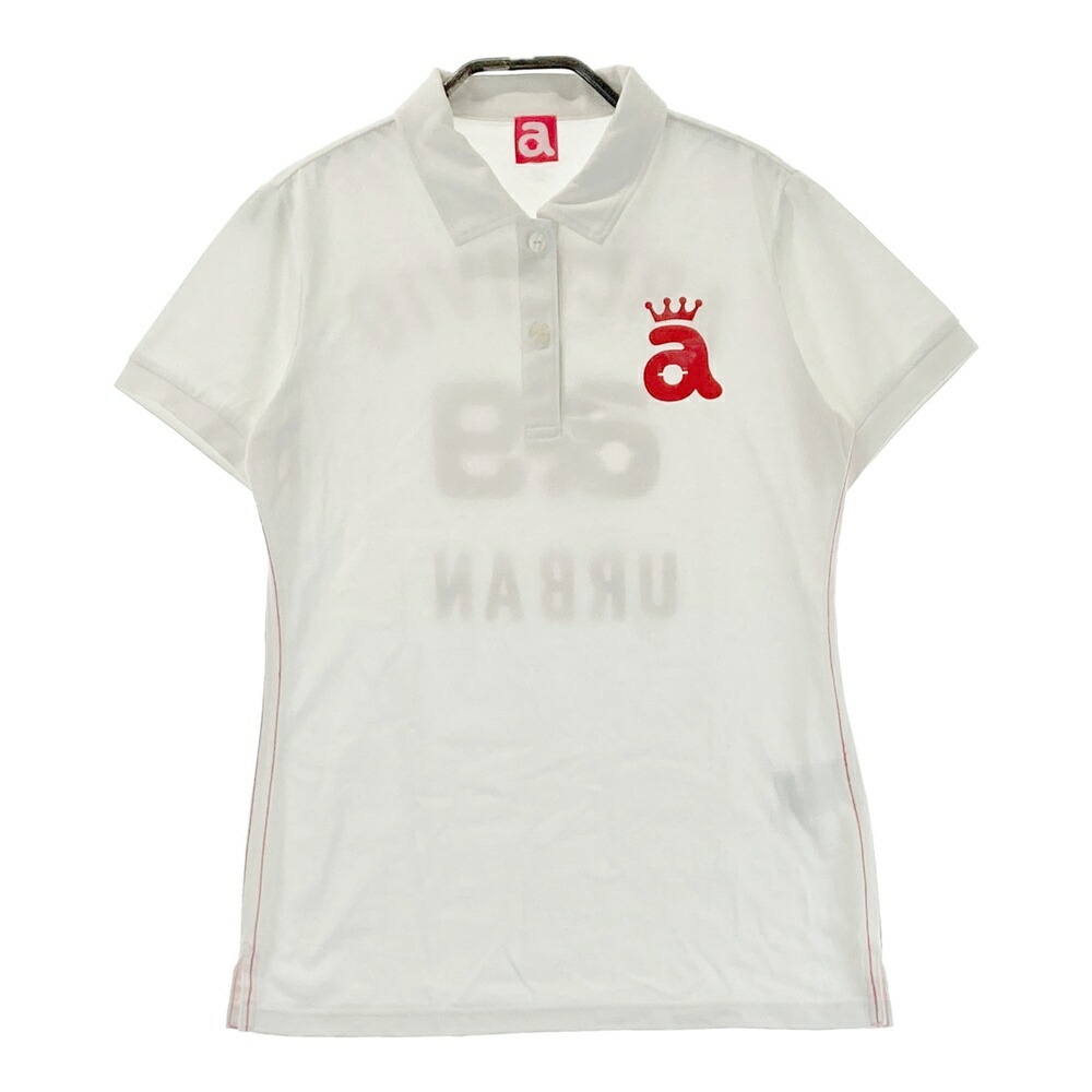 ARCHIVIO アルチビオ 半袖ポロシャツ ホワイト系 36 【中古】ゴルフウェア レディース