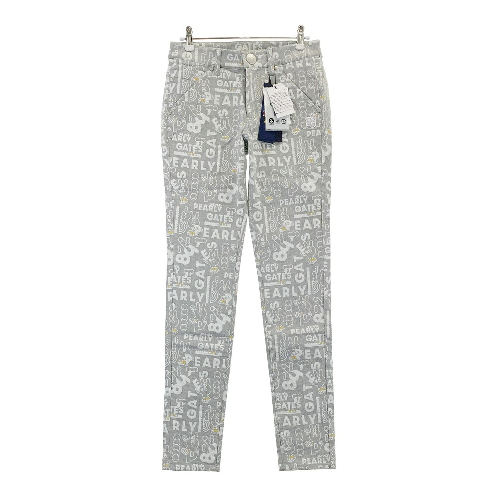 PEARLY GATES パーリーゲイツ 055-2231020 パンツ どうしちゃったPG グレー系 0 【中古】ゴルフウェア レディース 14,414円