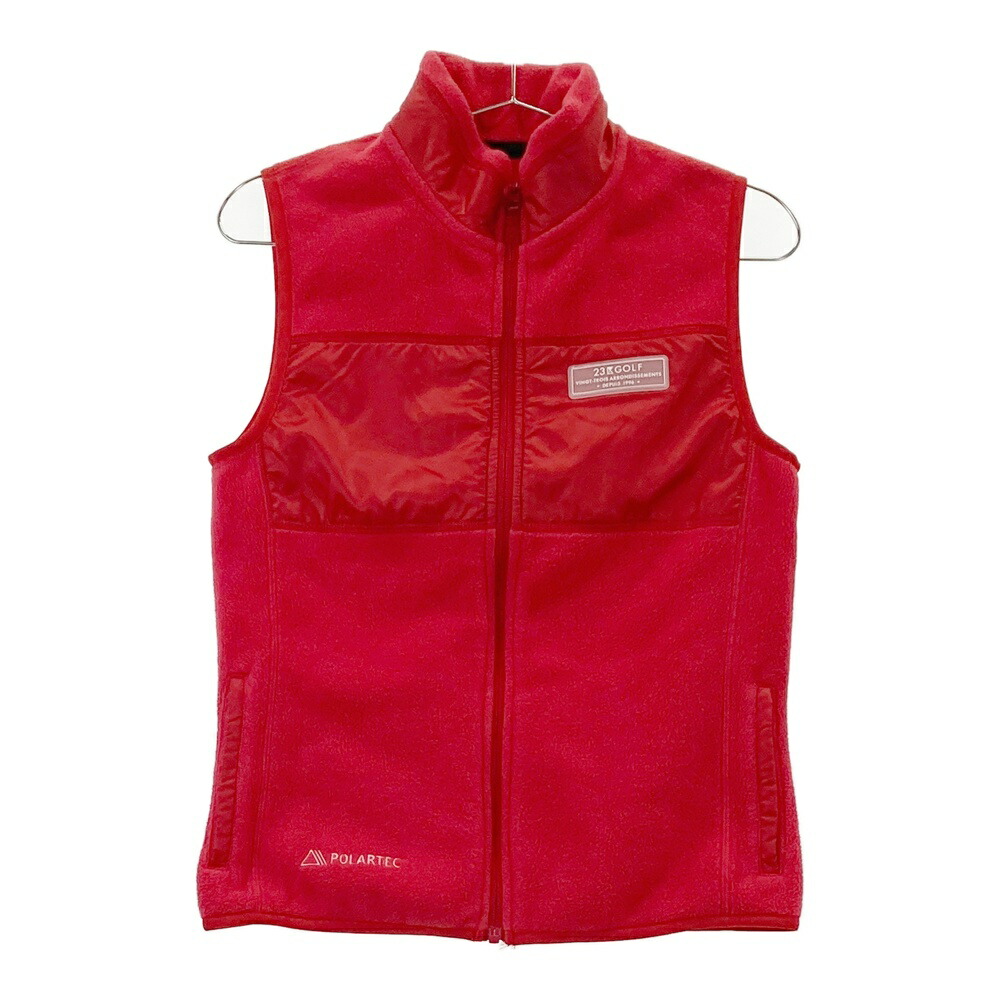 楽天市場】【美品】23区ゴルフ 中綿リバーシブルベスト レッド×白